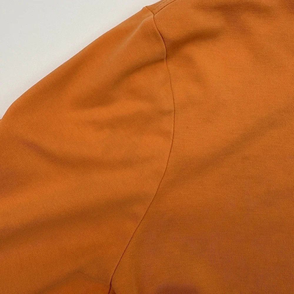Polo Ralph Lauren Classic Fit Polo Shirt Men's Medium Orange Cotton Stained